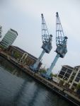 Salford Quays Cranes demolished